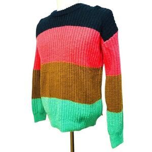 Bienvenue Maison Scotch & Soda Pullover Stripe Sweater Sz Small in Multi NWT